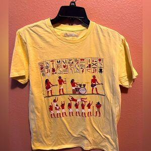 Threadless Egyptian rock band shirt